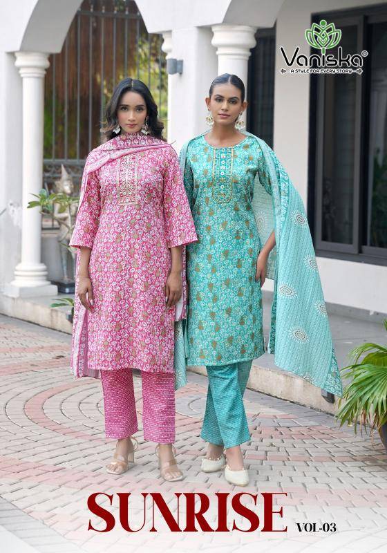 Vaniska sunrise vol 3 Latest Kurti designs in kolkata